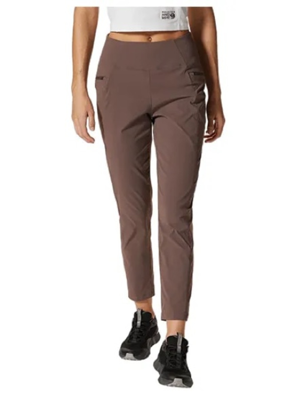Mountain Hardwear Women's Capris & Pants in Taupe and Light Gray Dynama